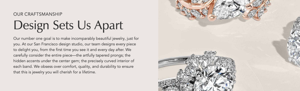 Brand voice example from an eCommerce jewelry brand